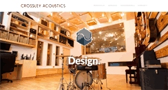 Desktop Screenshot of crossleyacoustics.com